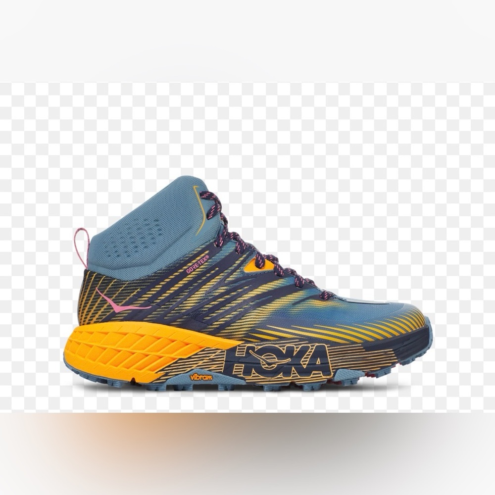 HOKA One One Speedgoat Mid 2 GTX 1106533 Women's Sz 8 .5 Mid Cut GORE-TEX Vibram
